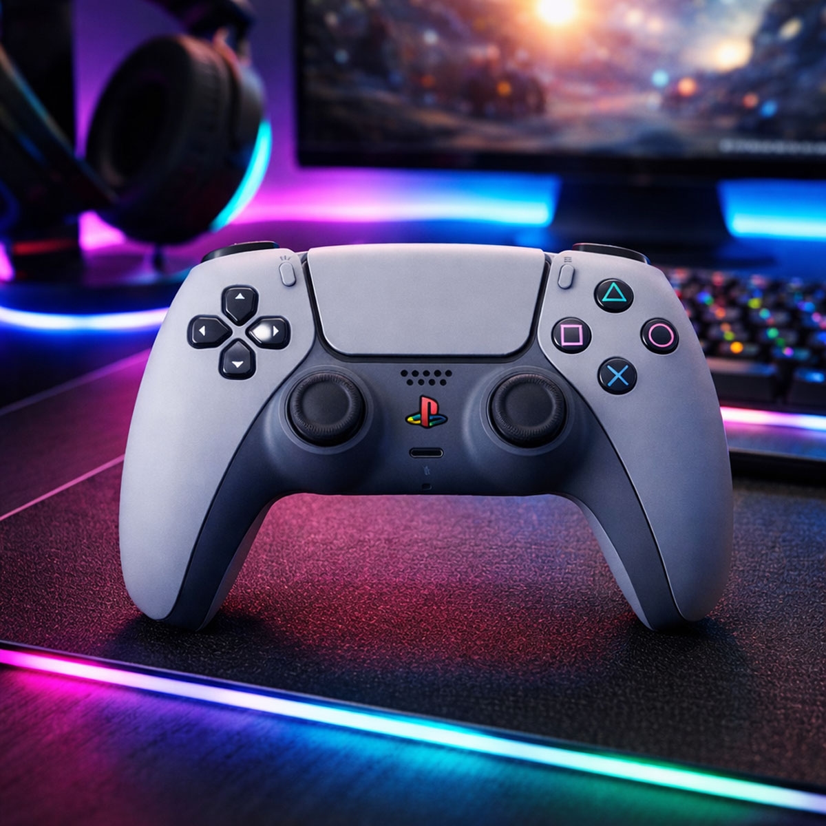 Sony DualSense 30th Anniversary Special Edition Wireless Controller (KSA Version) Grey for PlayStation 5