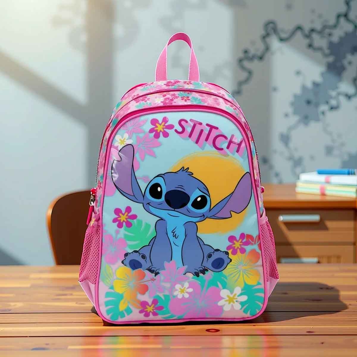 Sunce BTS S-3071SCH Disney Stitch Backpack Unisex, 3-4 Years