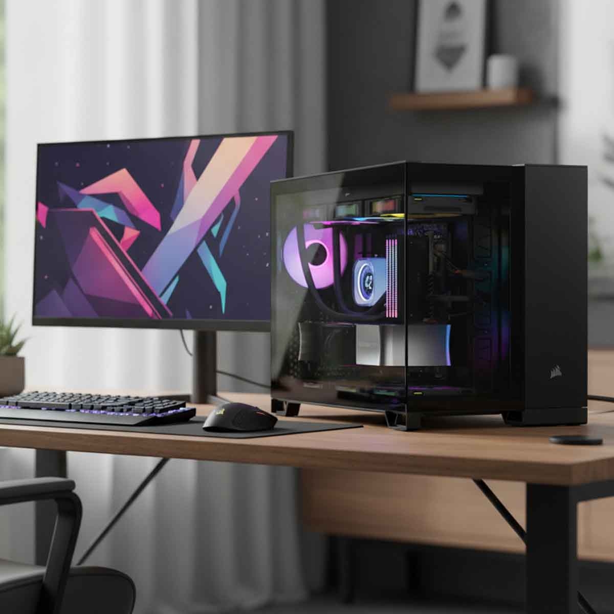 Corsair 2500X Link TG Mid-Tower Gaming PC Case