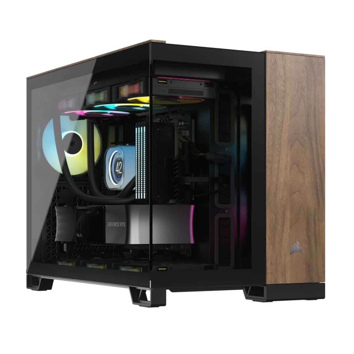 Corsair 2500X Small-Tower Micro-ATX Dual Chamber Gaming PC Case