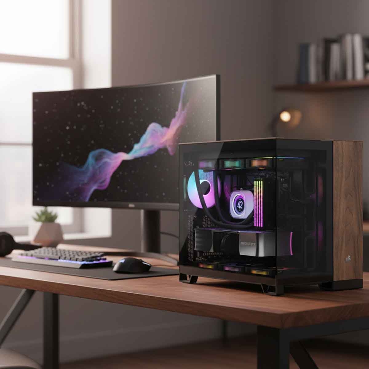 Corsair 2500X Small-Tower Micro-ATX Dual Chamber Gaming PC Case