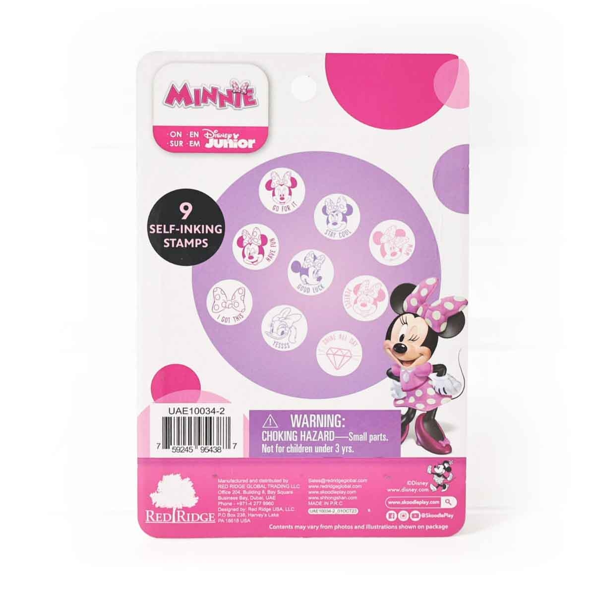 ديزني جونيور مجموعة أختام كبيرة ذاتية الحبر 9 قطع للجنسين، عمر 3-4 سنوات