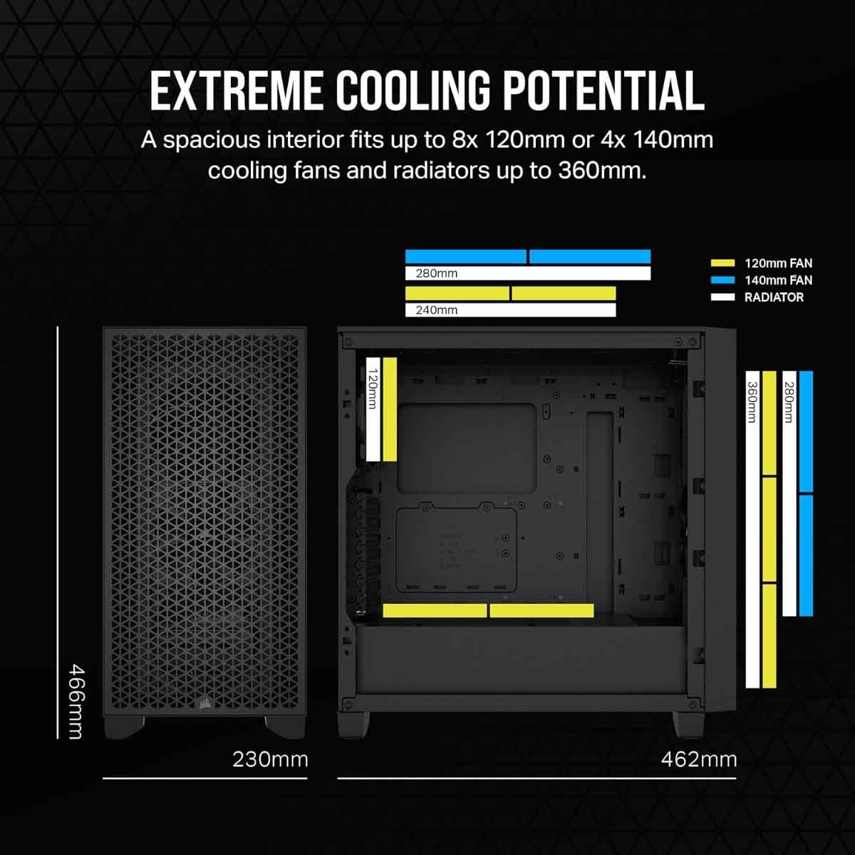 Corsair 3000D Airflow Mid-Tower PC Case