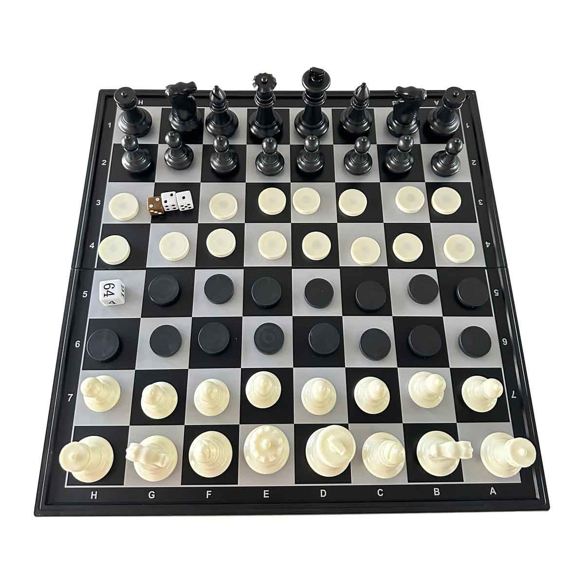 Xiong Pai Toys 3-in-1 Chess Magnetic Board Game Unisex, 3-4 Years