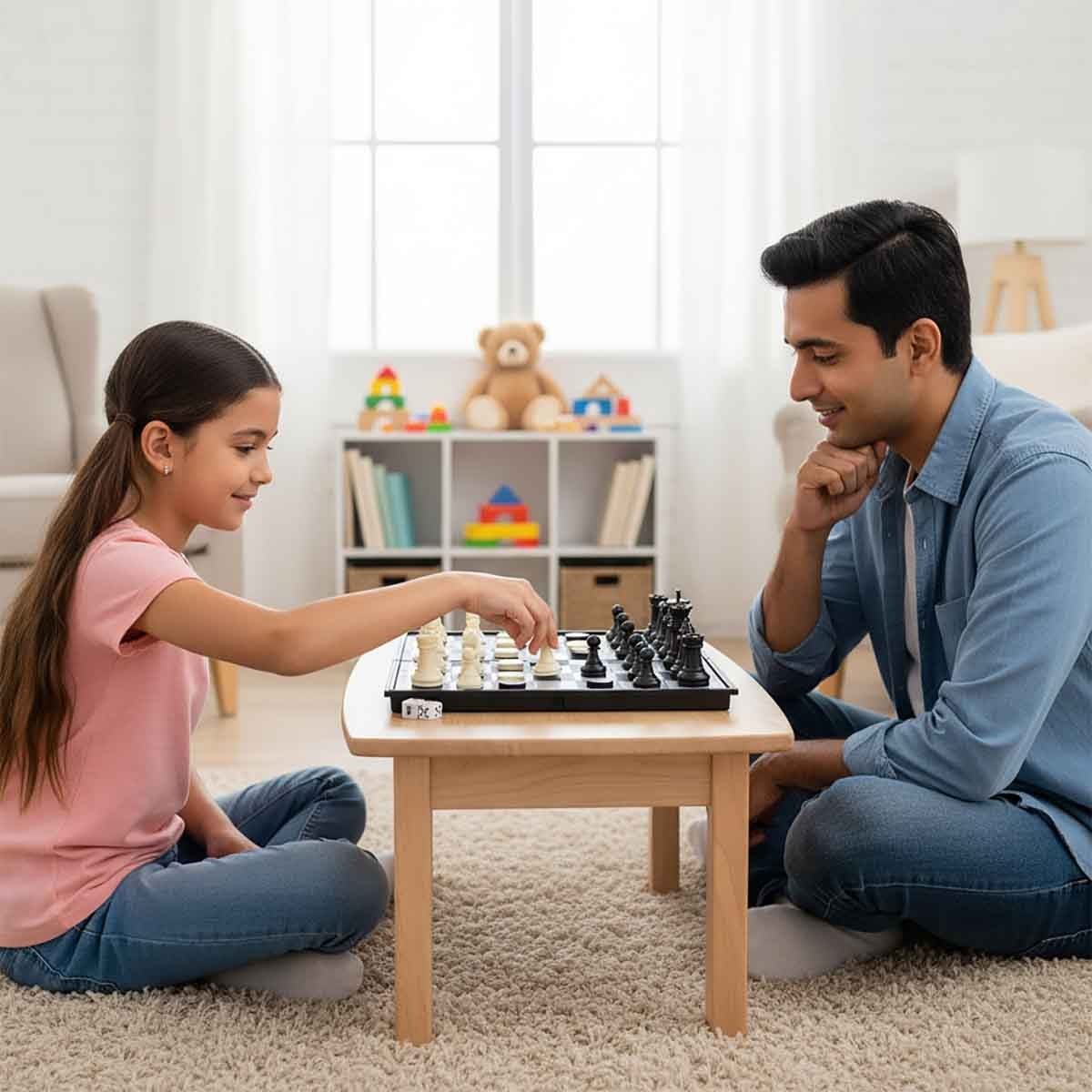 Xiong Pai Toys 3-in-1 Chess Magnetic Board Game Unisex, 3-4 Years