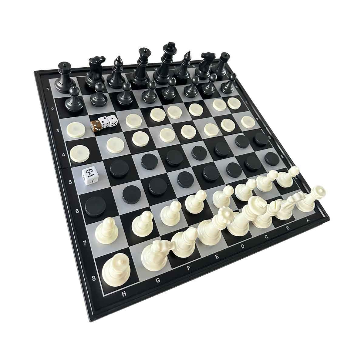Xiong Pai Toys 3-in-1 Chess Magnetic Board Game Unisex, 3-4 Years
