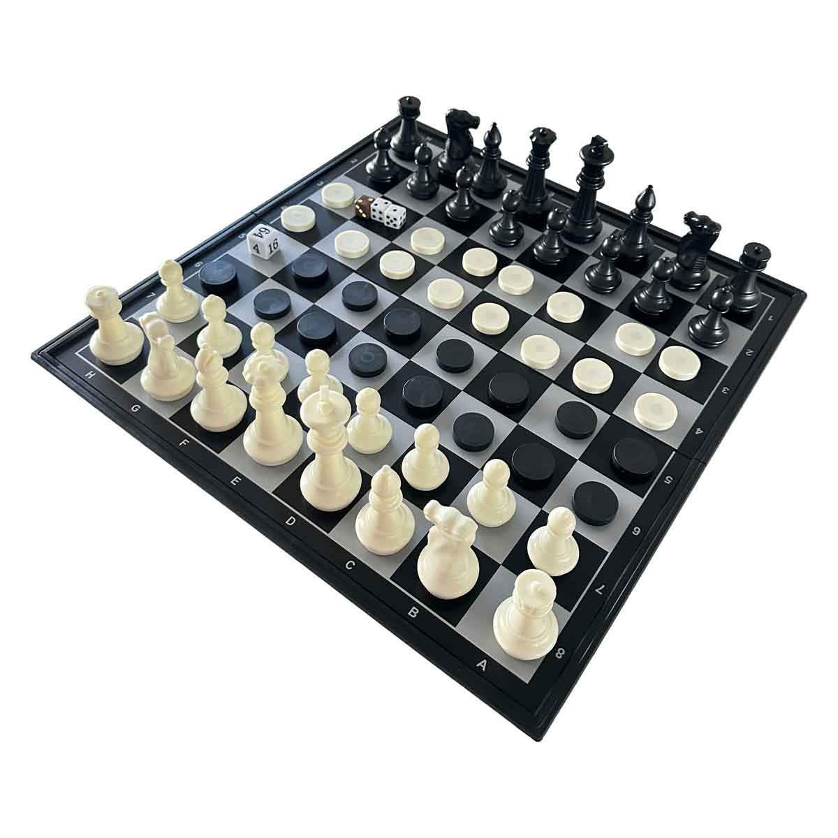 Xiong Pai Toys 3-in-1 Chess Magnetic Board Game Unisex, 3-4 Years