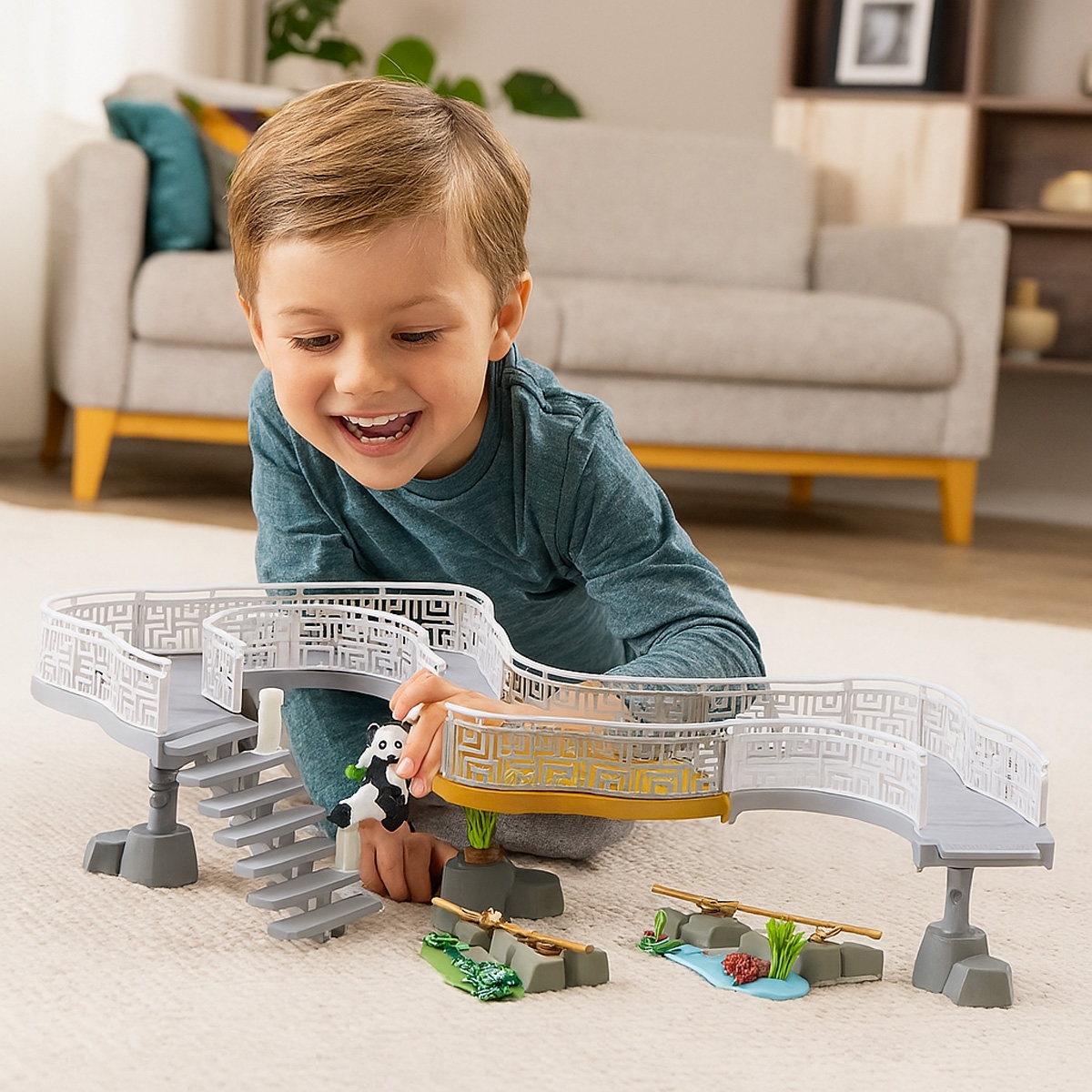 Playmobil Family Fun Zoo Viewing Platform Extension Playset Unisex, 5-7 Years