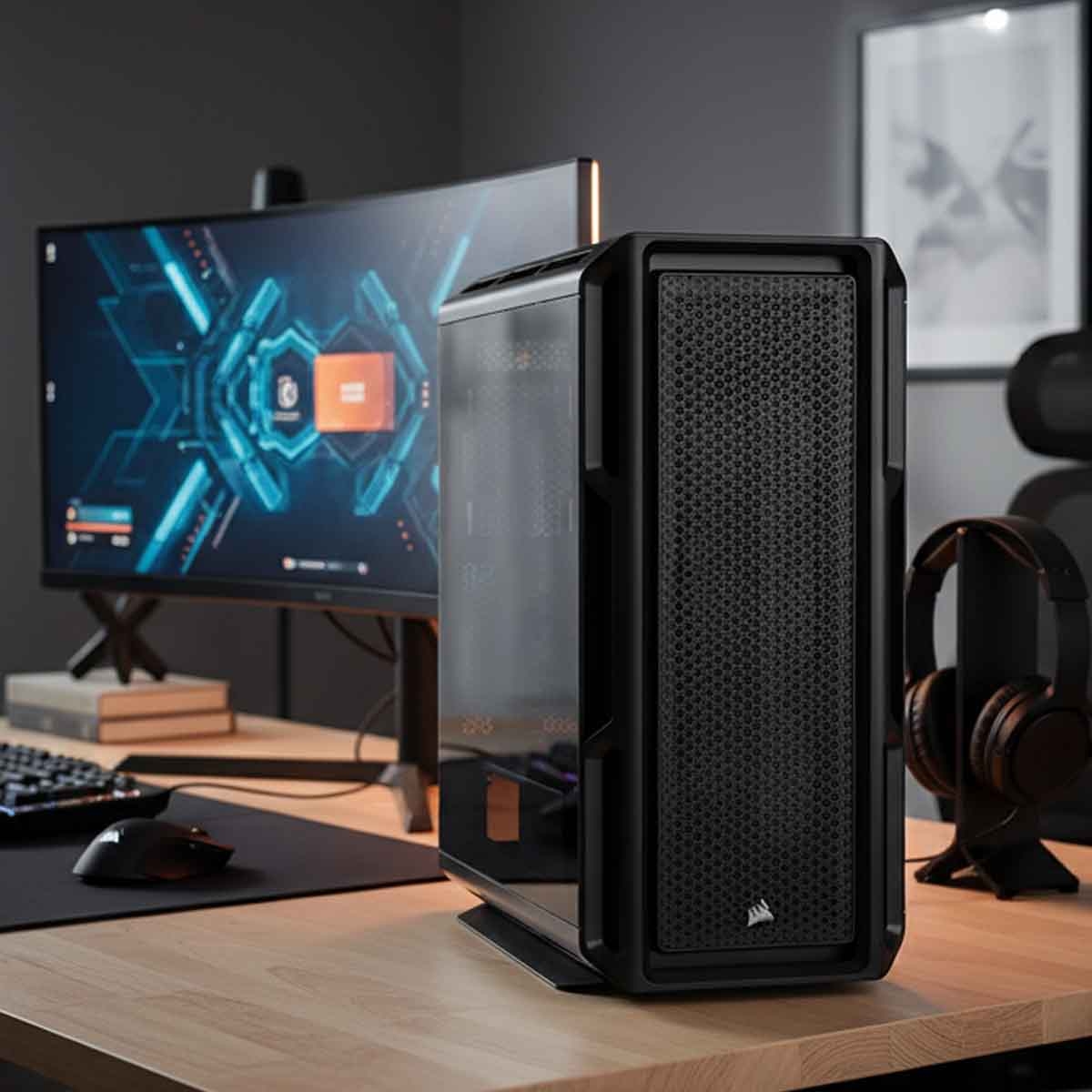 Corsair 5000T Mid-Tower ATX Gaming PC Case