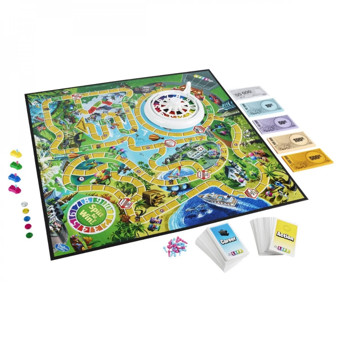 هاسبرو لعبة جيم أوف لايف كلاسيك مجموعة لعب للجنسين، 8-10 سنوات