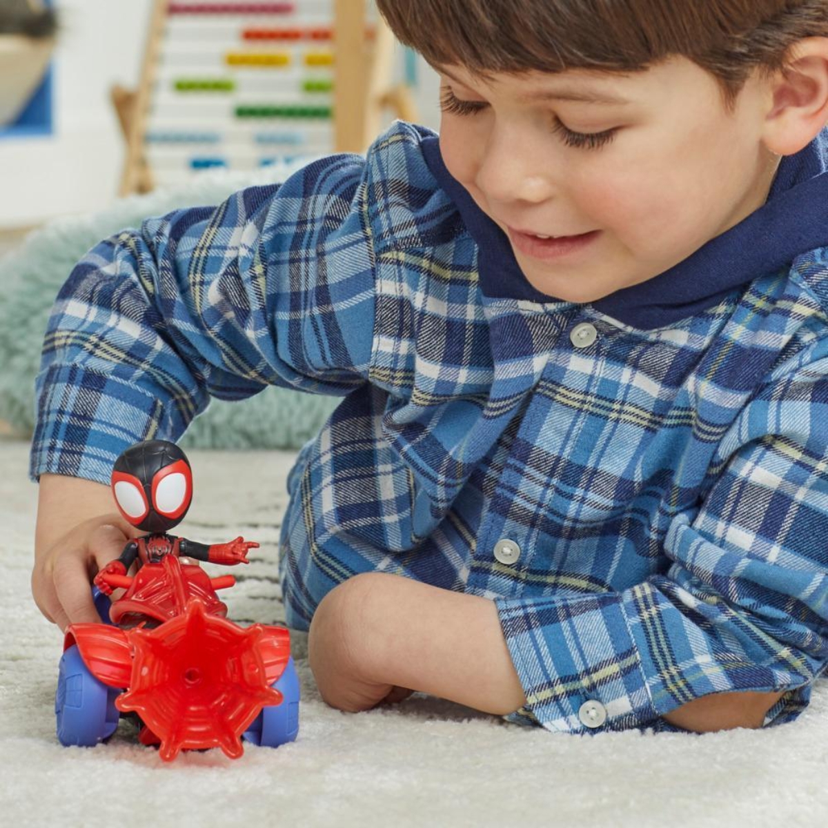 Marvel Spidey & Friends Miles Techno Racer Action Figure Set Unisex, 3-4 Years