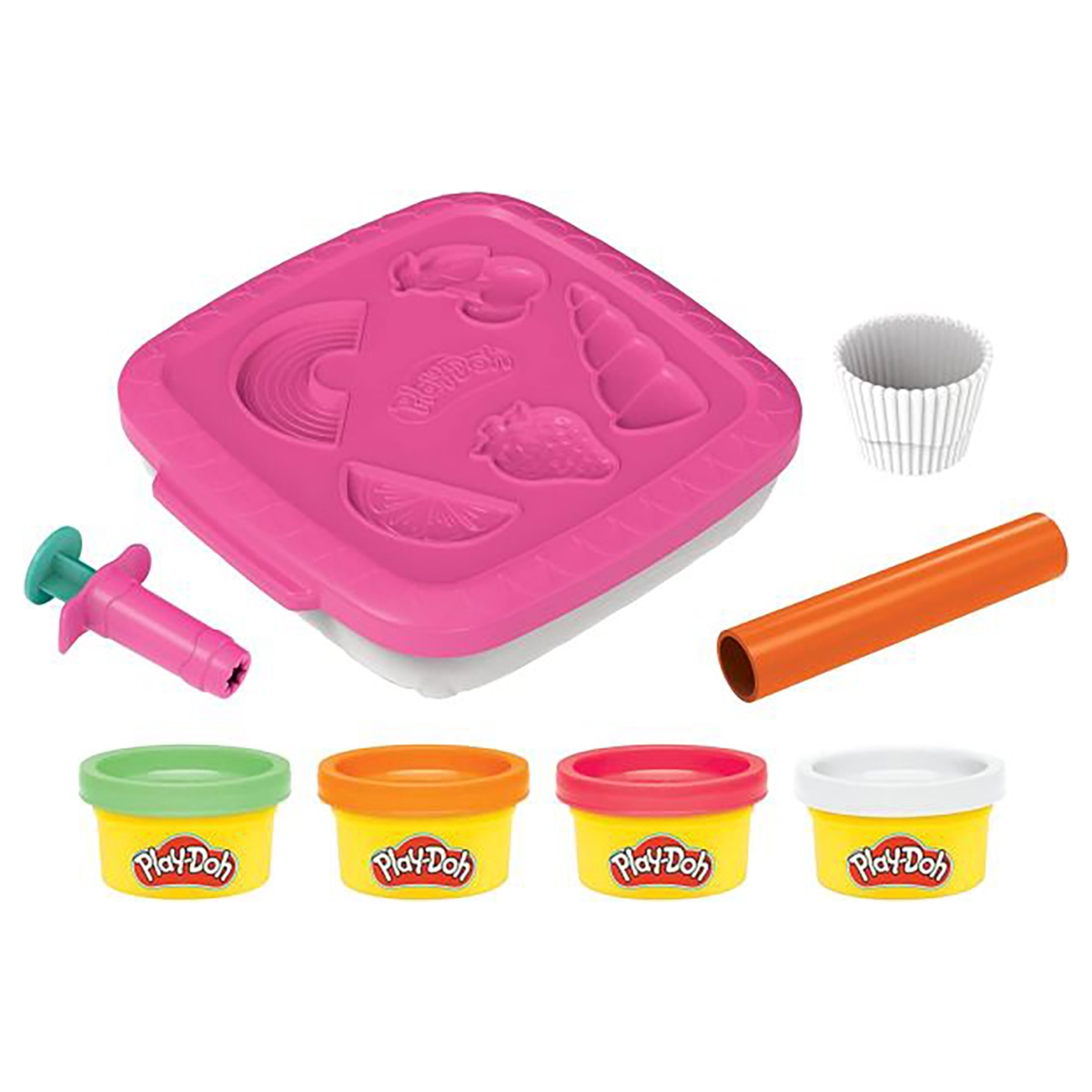 Play-Doh Create N Go Cupcakes Dough Set Unisex, 3-4 Years
