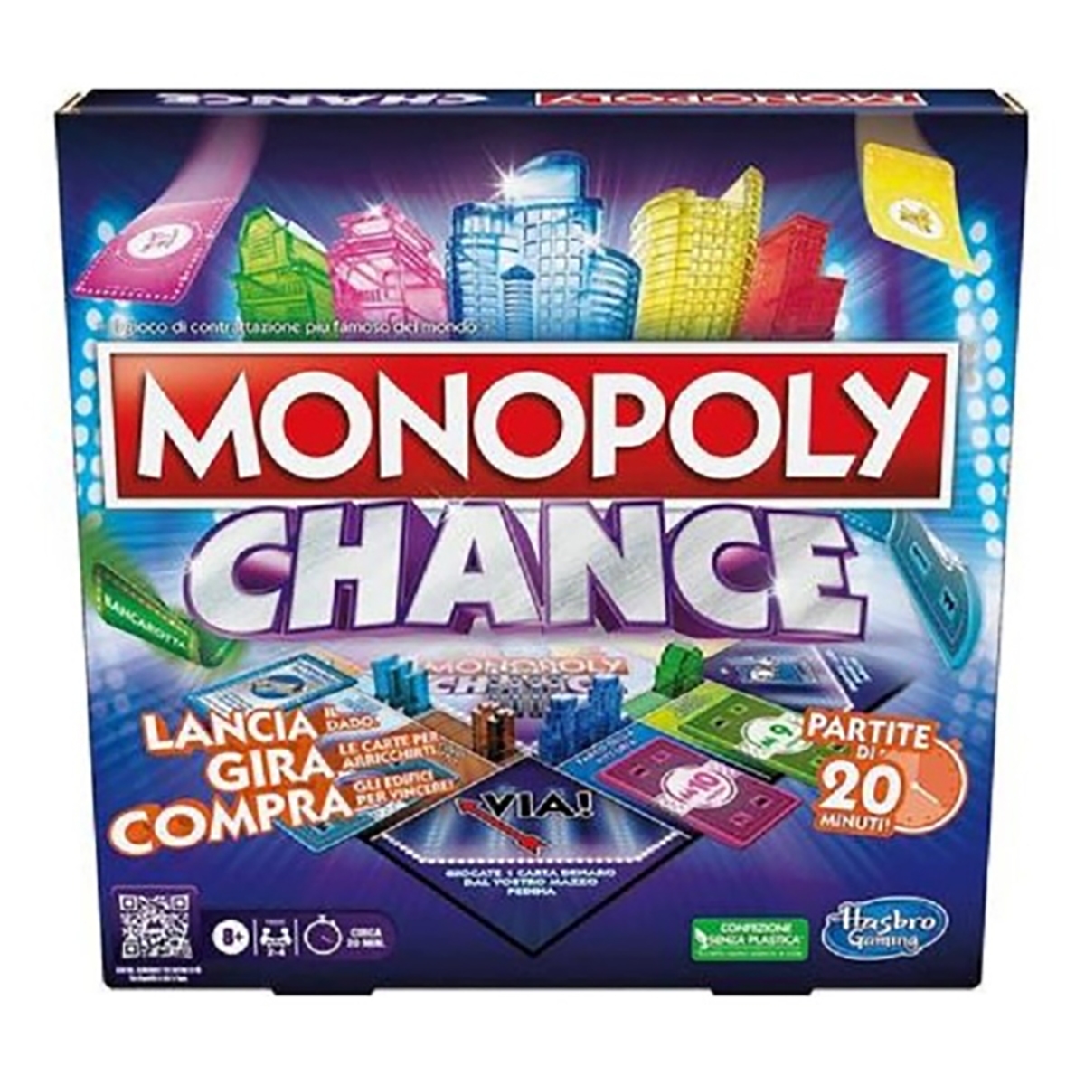 هاسبرو مونوبولي لعبة لوحية تشانس للجنسين، 8-10 سنوات