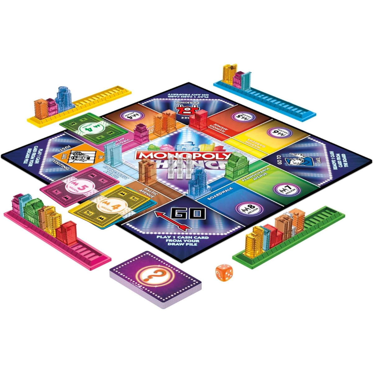 هاسبرو مونوبولي لعبة لوحية تشانس للجنسين، 8-10 سنوات