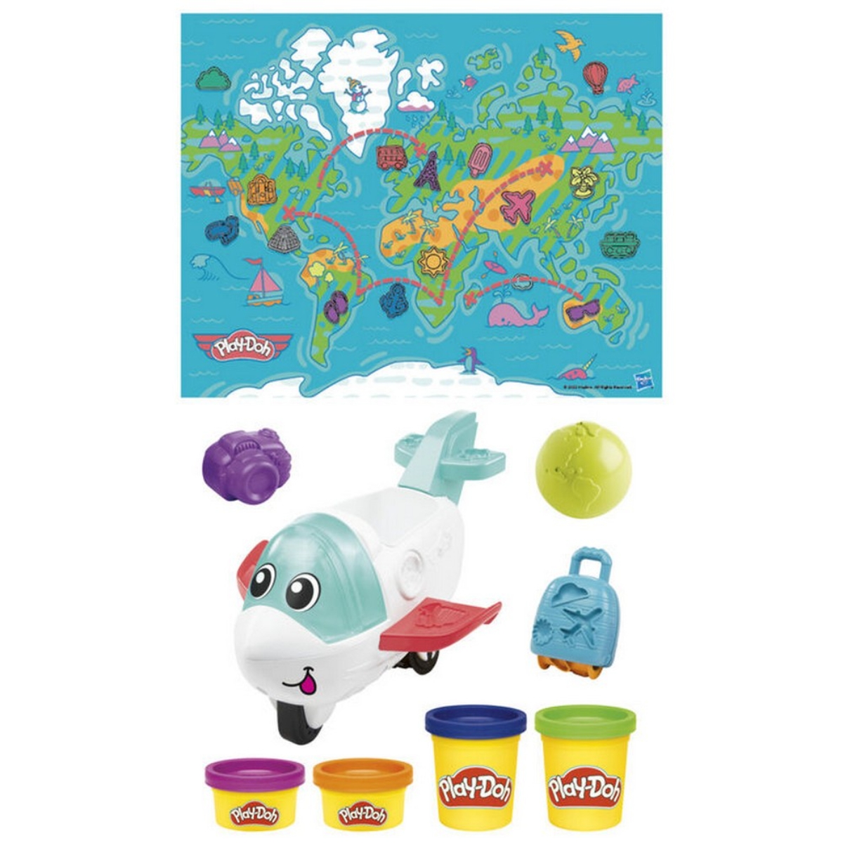 Play-Doh Airplane Explorer Starter Playset Unisex, 3-4 Years