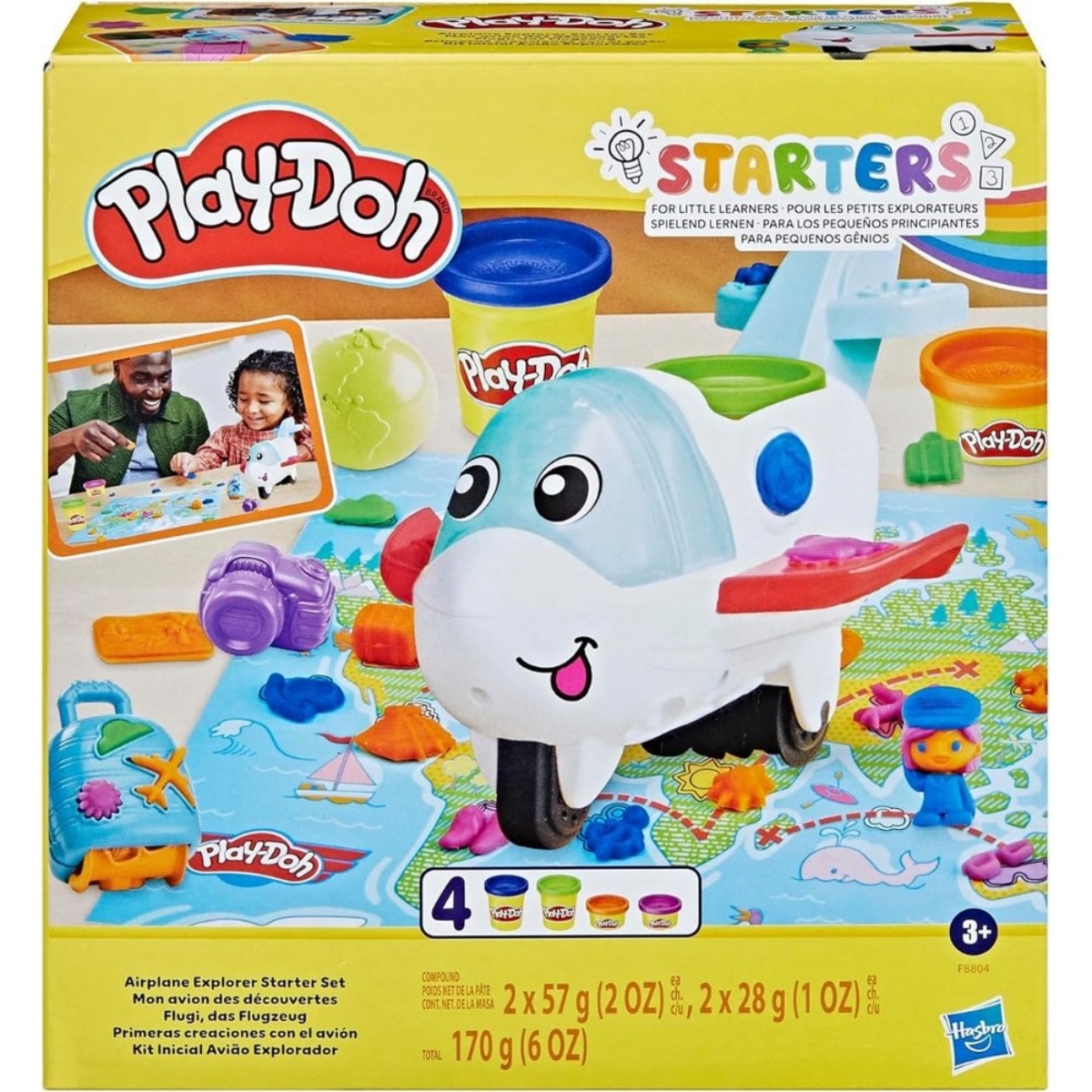 Play-Doh Airplane Explorer Starter Playset Unisex, 3-4 Years