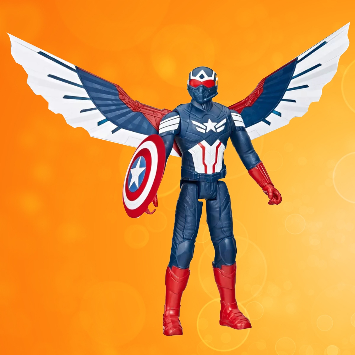 مارفل 12 إنش كابتن أمريكا بريف نيو وورلد تايتان هيرو سيريز مجسم أكشن للجنسين، 5-7 سنوات