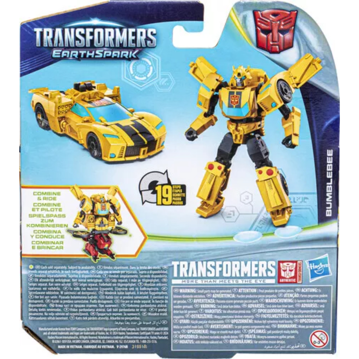 Transformers 5″ EarthSpark - Warrior Class Bumblebee Action Figure Unisex, 5-7 Years