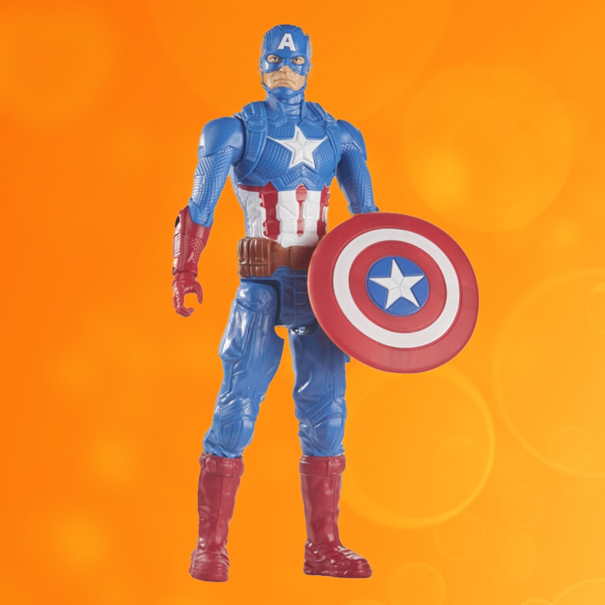 مارفل أفنجرز تايتان هيرو سيريز مجسم شخصية كابتن أمريكا للجنسين، 5-7 سنوات