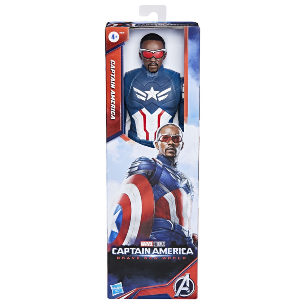 Marvel Studios Titan Hero Captain America Action Figure Set Unisex, 5-7 Years