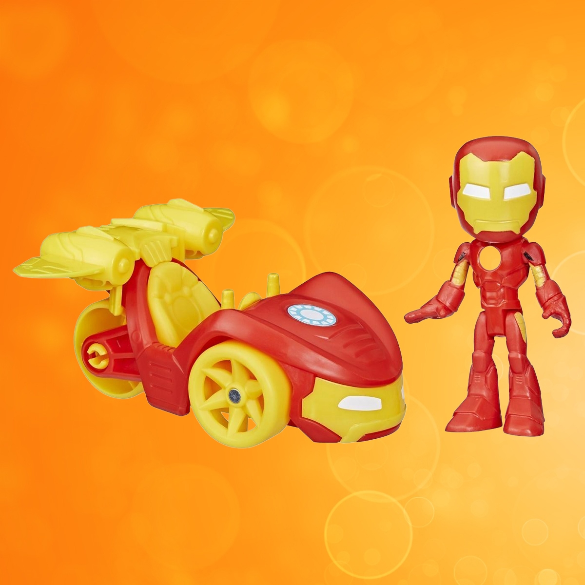 Marvel Spidey and His Amazing Friends Iron Racer Action Figure Playset Unisex, 3-4 Years