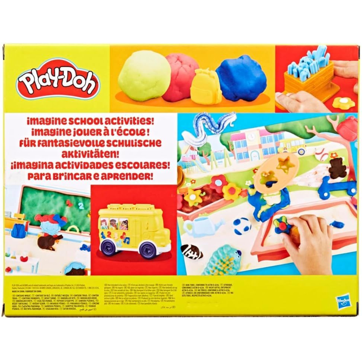Play-Doh School Day Adventures Clay Set Unisex, 3-4 Years