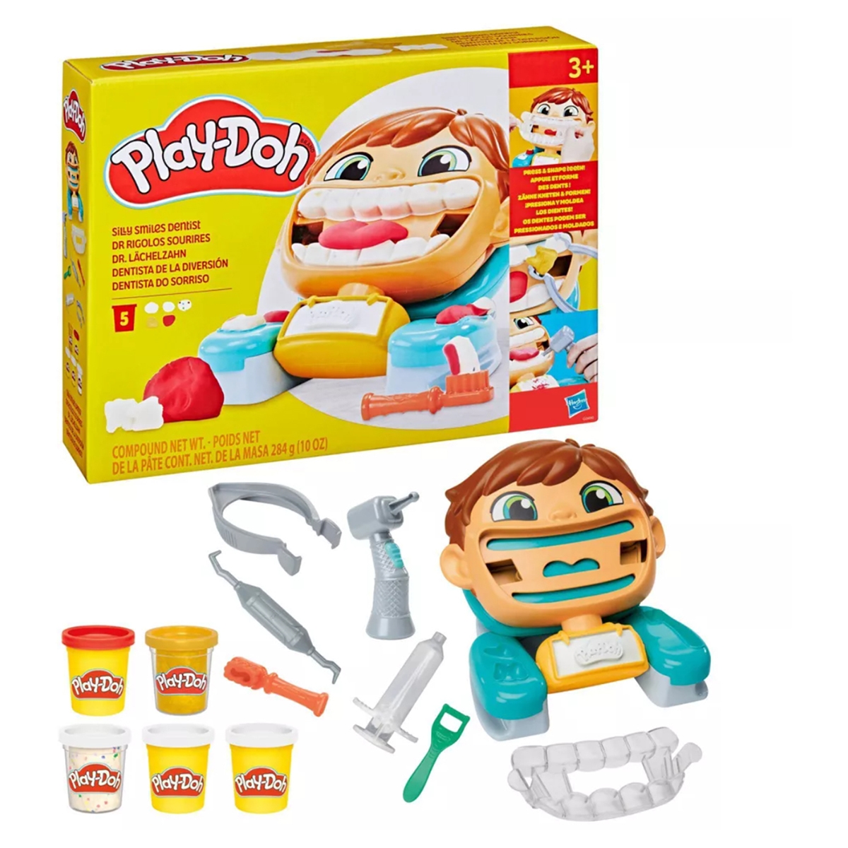 Play-Doh Silly Smiles Dentist Playset Unisex, 3-4 Years