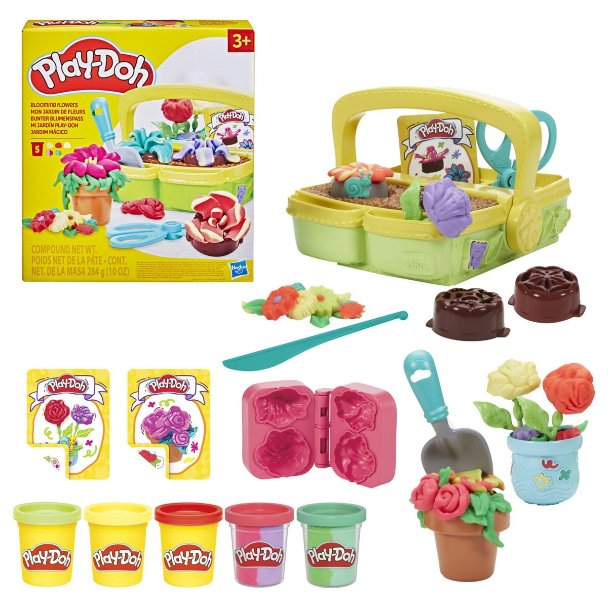 Play-Doh Blooming Flowers Playset Unisex, 3-4 Years