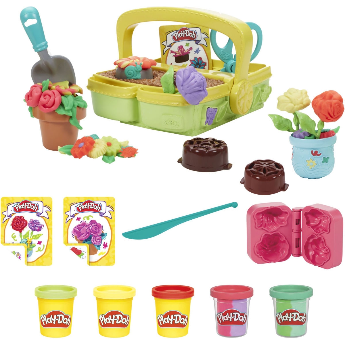 Play-Doh Blooming Flowers Playset Unisex, 3-4 Years