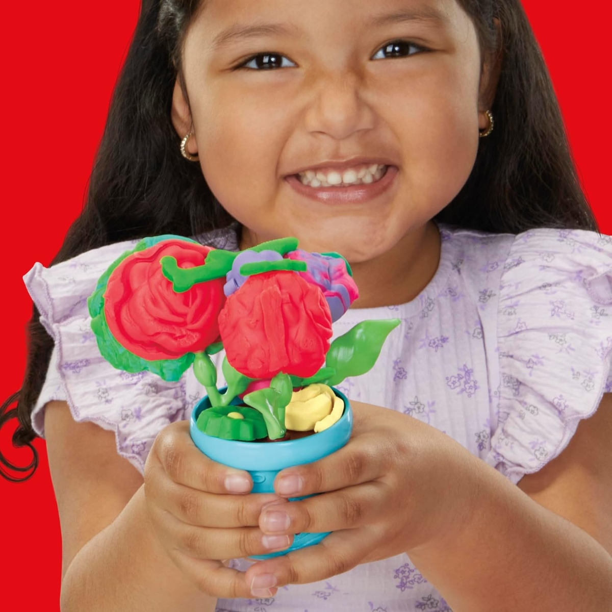 Play-Doh Blooming Flowers Playset Unisex, 3-4 Years