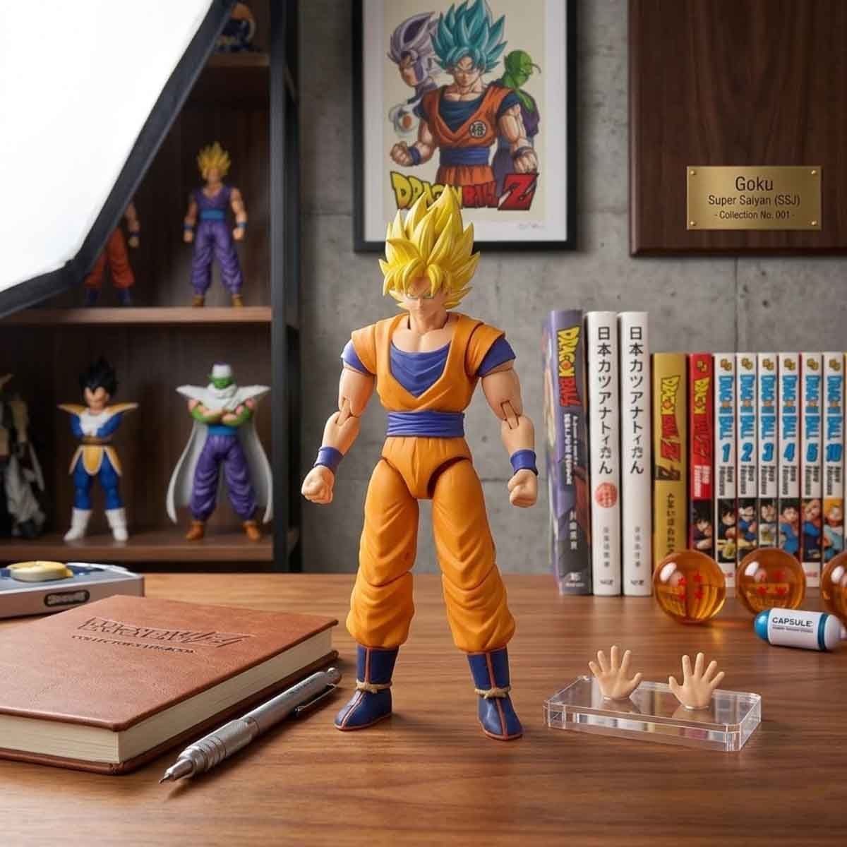 Dragon Ball Super 6.5″ Star Series Super Saiyan Goku Figure Unisex, 5-7 Years