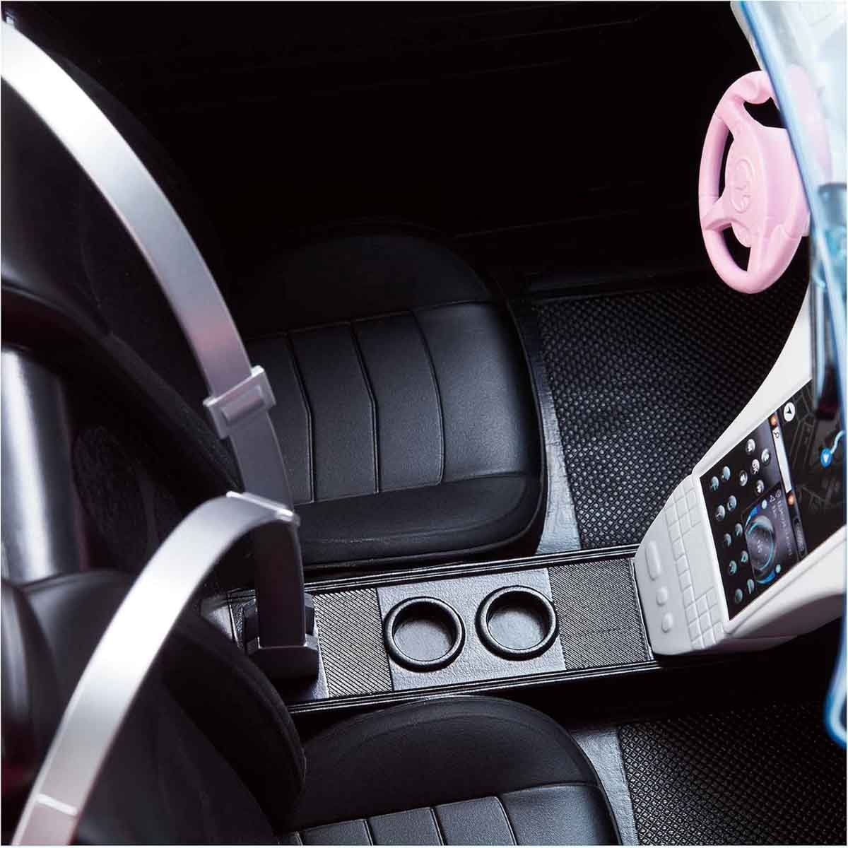 باربي سيارة جلام قابلة للتحول بعجلات للبنات، 3-4 سنوات