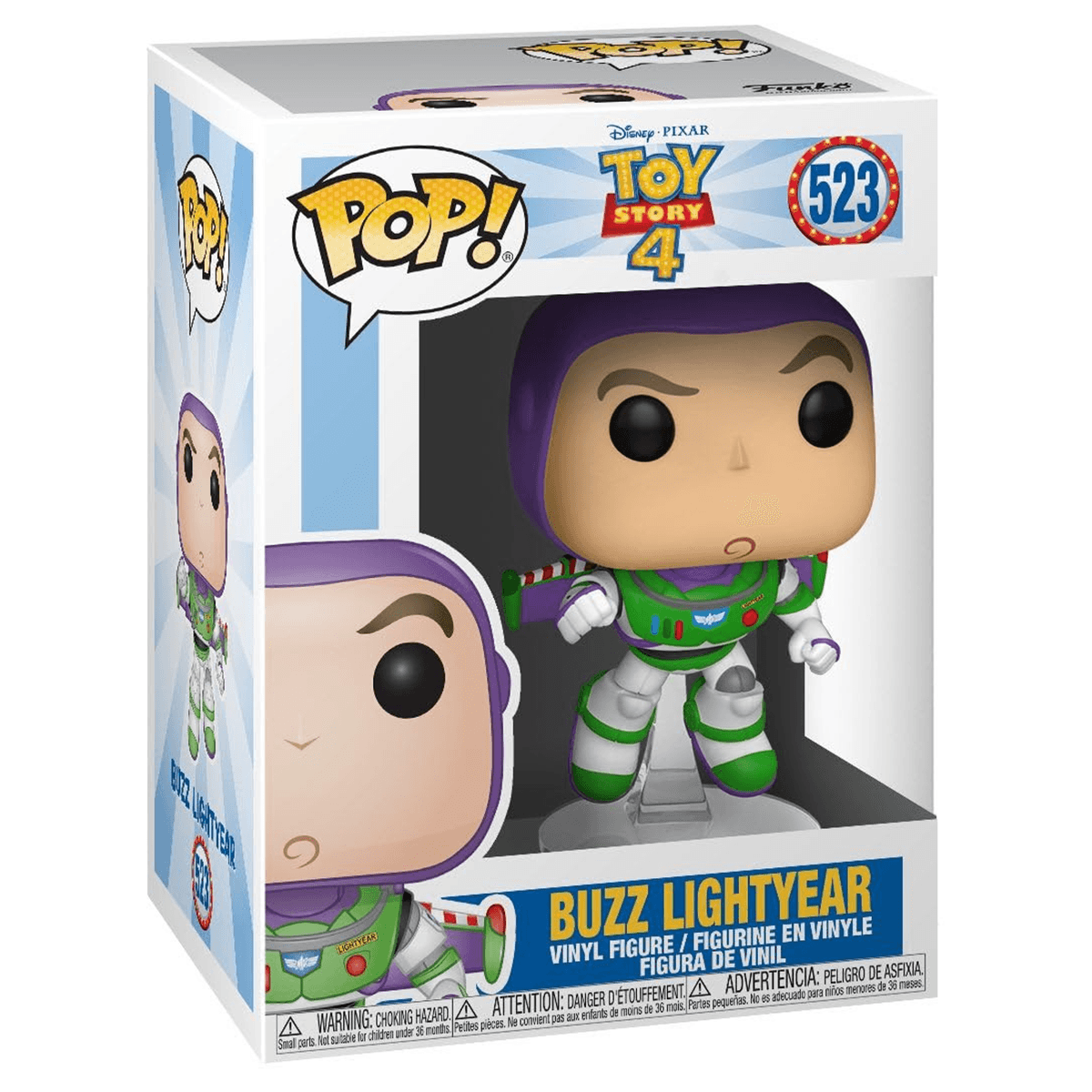 Funko POP! 3.75″ Disney Toy Story 4 Buzz Lightyear Bobblehead Unisex, 3-4 Years