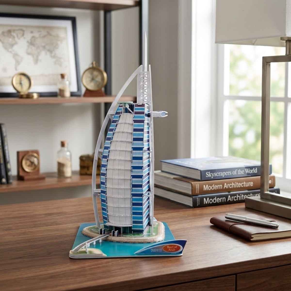 CubicFun MC101H Burj Al Arab 3D Puzzle Unisex, 5-7 Years