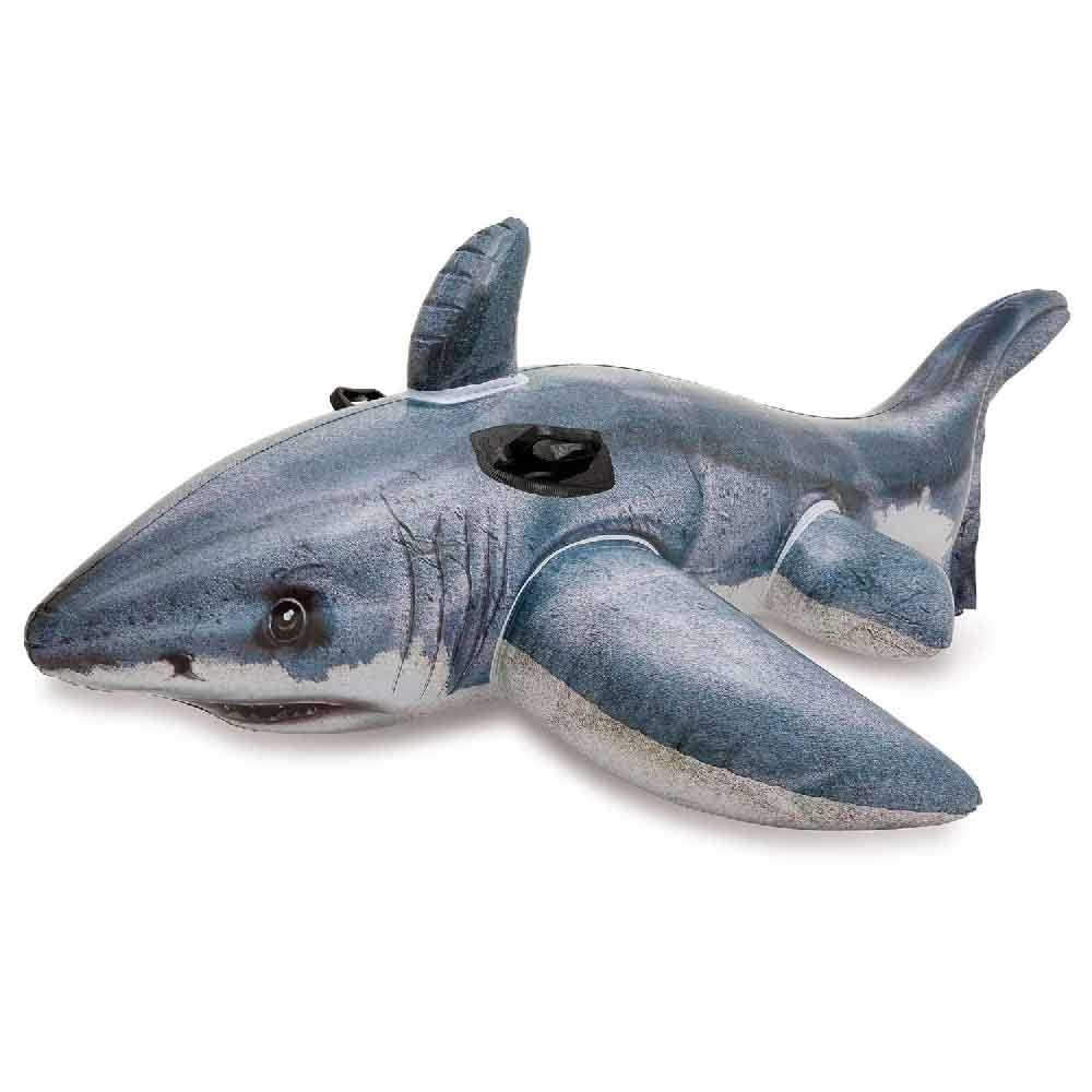 Intex Great White Shark Ride on Unisex, 3-4 Years