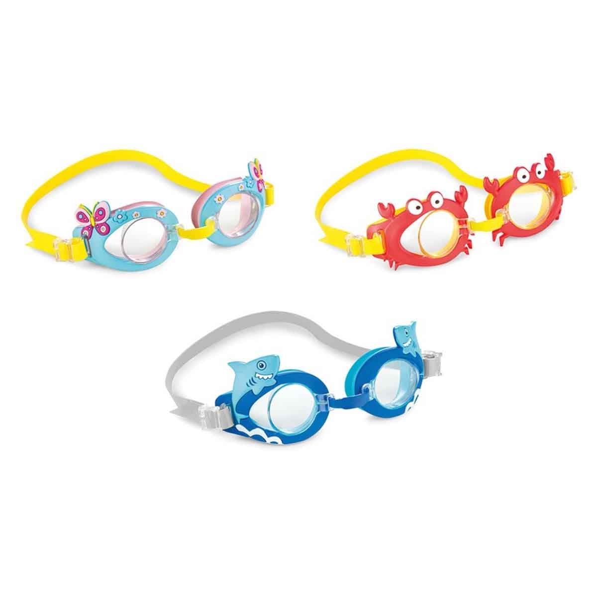 Intex Fun Assorted Goggles Unisex, 3-4 Years