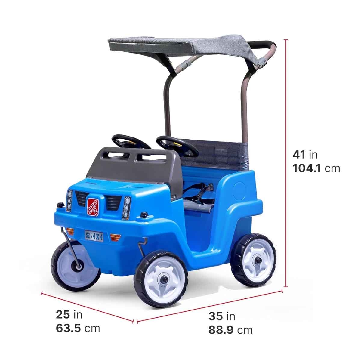 Step2 Side-By-Side Push Around SUV Car Unisex, 3-4 Years