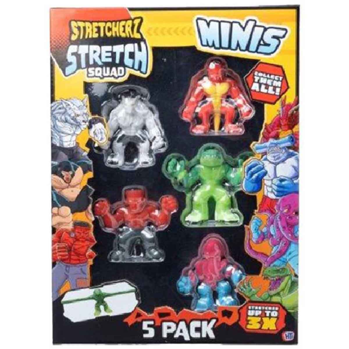 سترتشرز مجموعة ‎5‎ شخصيات وحوش مطاطية صغيرة منوعة للجنسين، من عمر ‎3-4‎ سنوات