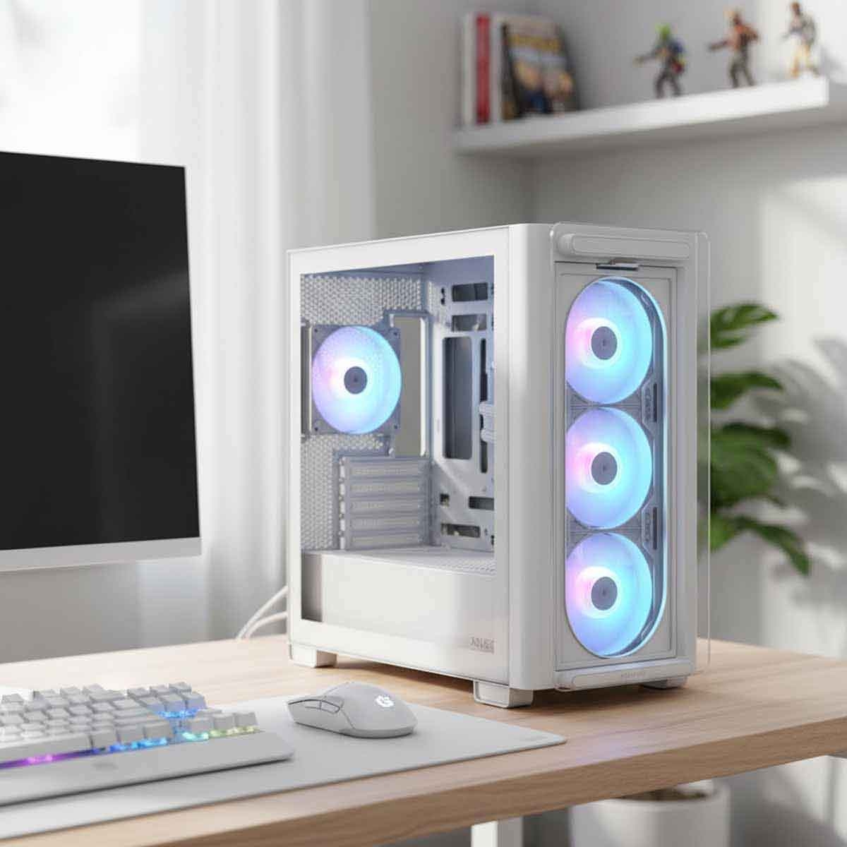 أسوس A21 بلس TG ARGB هيكل كمبيوتر ألعاب ATX