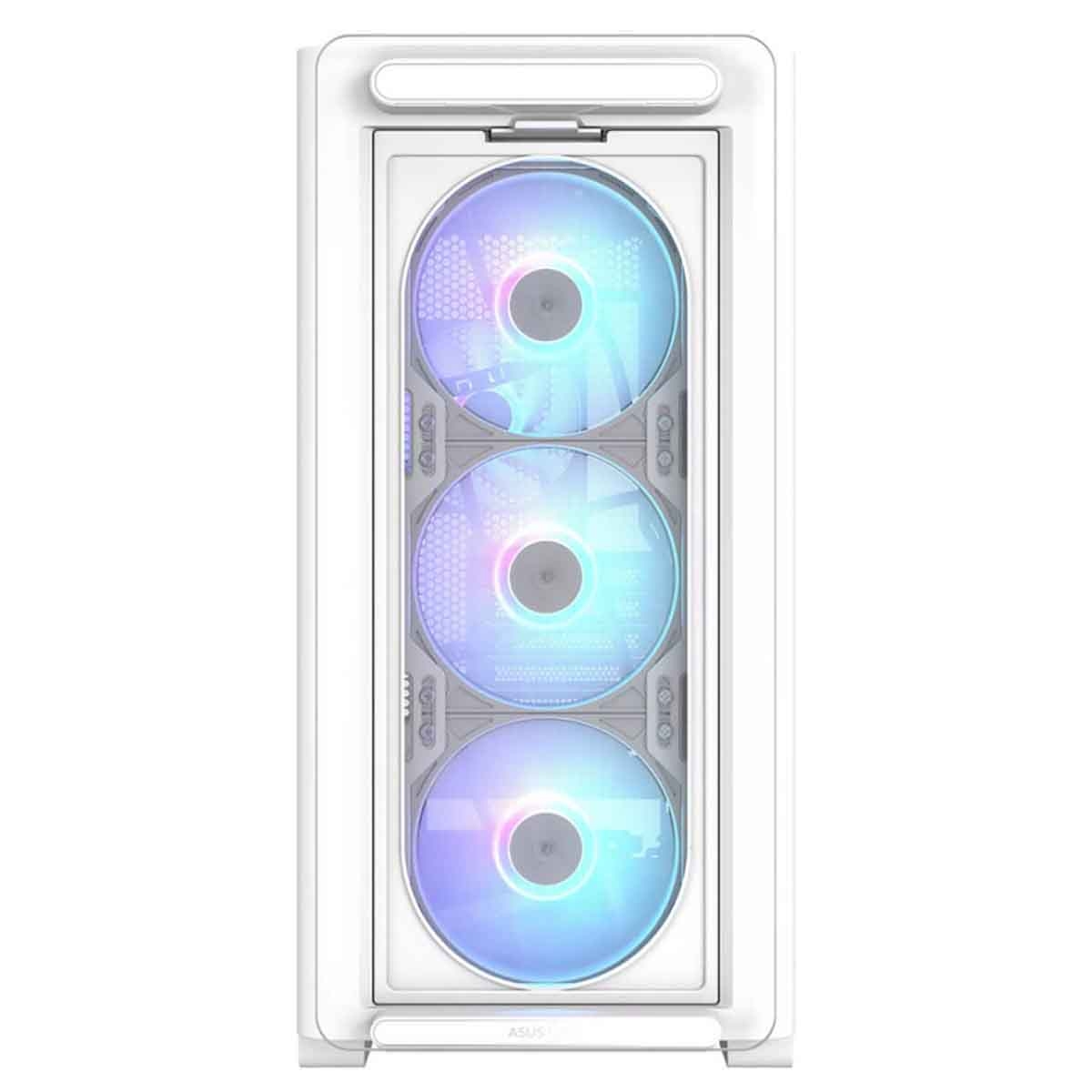 Asus White A23 Plus TG ARGB Mid-Tower Gaming PC Case