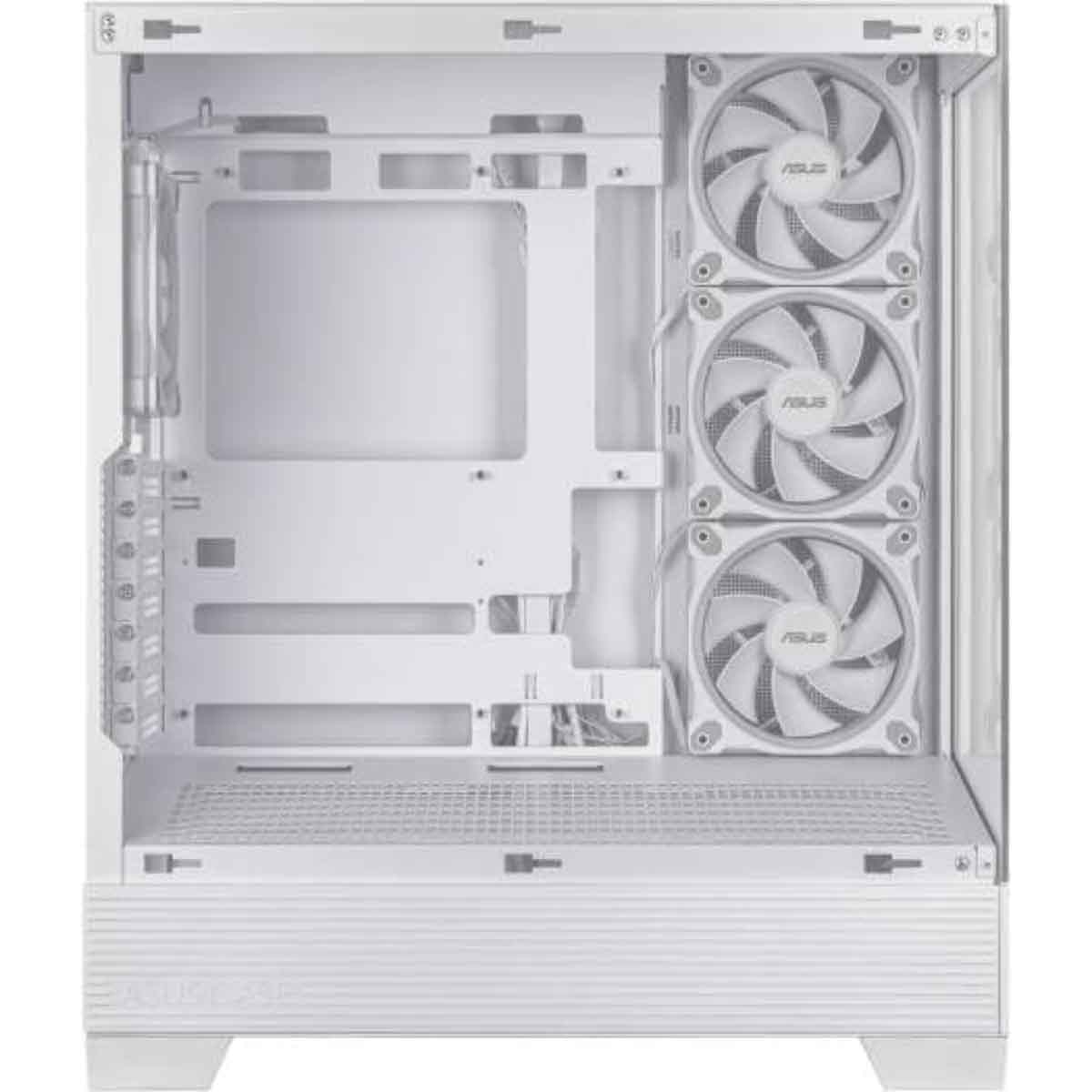 Asus White A31 Plus TG ARGB Mid-Tower Gaming PC Case