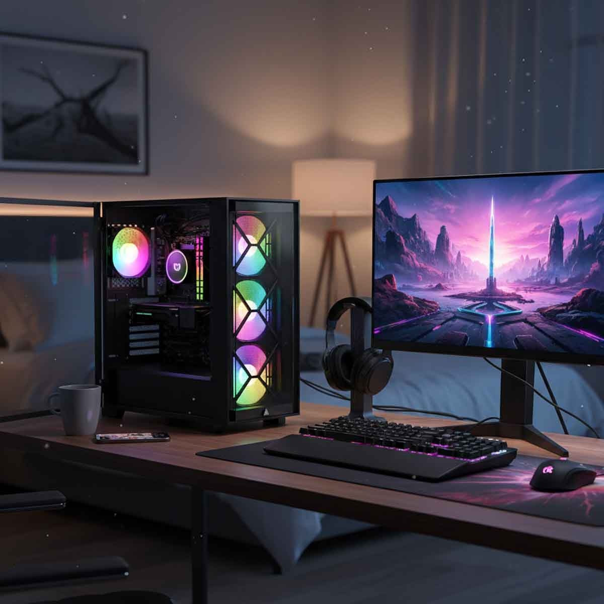 Montech Black AIR 1000 Premium Gaming PC Case