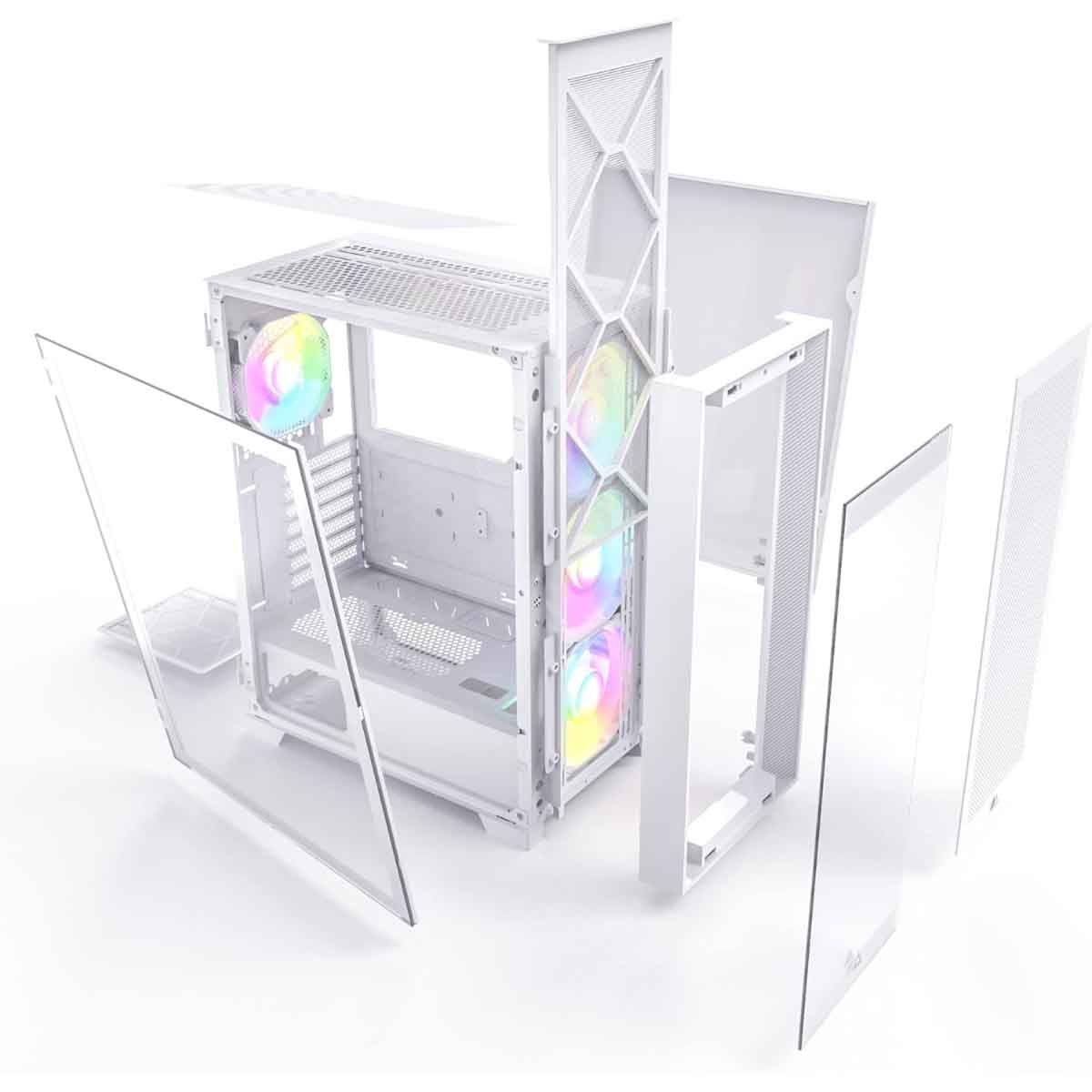 Montech White AIR 1000 Premium Gaming PC Case
