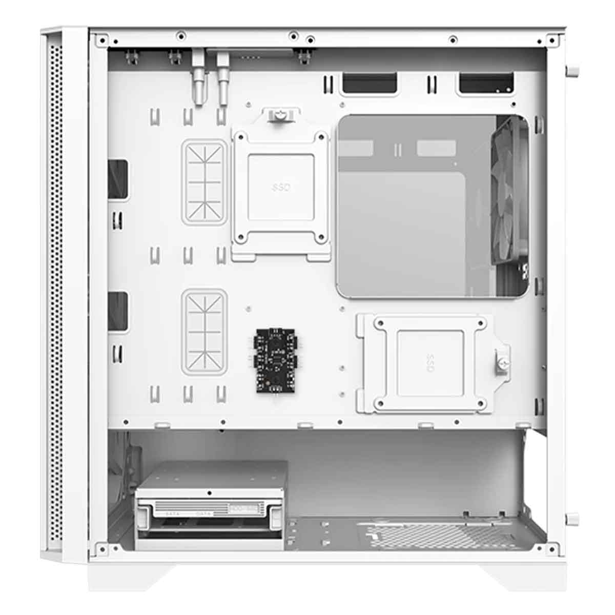 مونتيك صندوق كمبيوتر ألعاب مايكرو إيه تي إكس إير 100 بإضاءة إيه آر جي بي