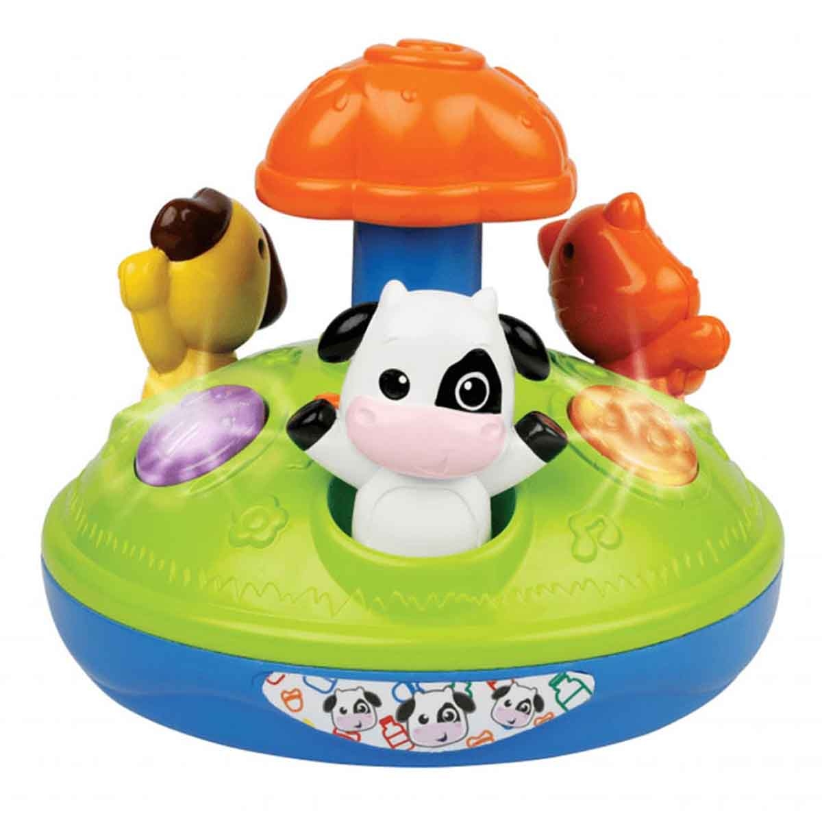 Winfun Animal Friends Spinner Interactive Toy Toddler, 0-2 Years