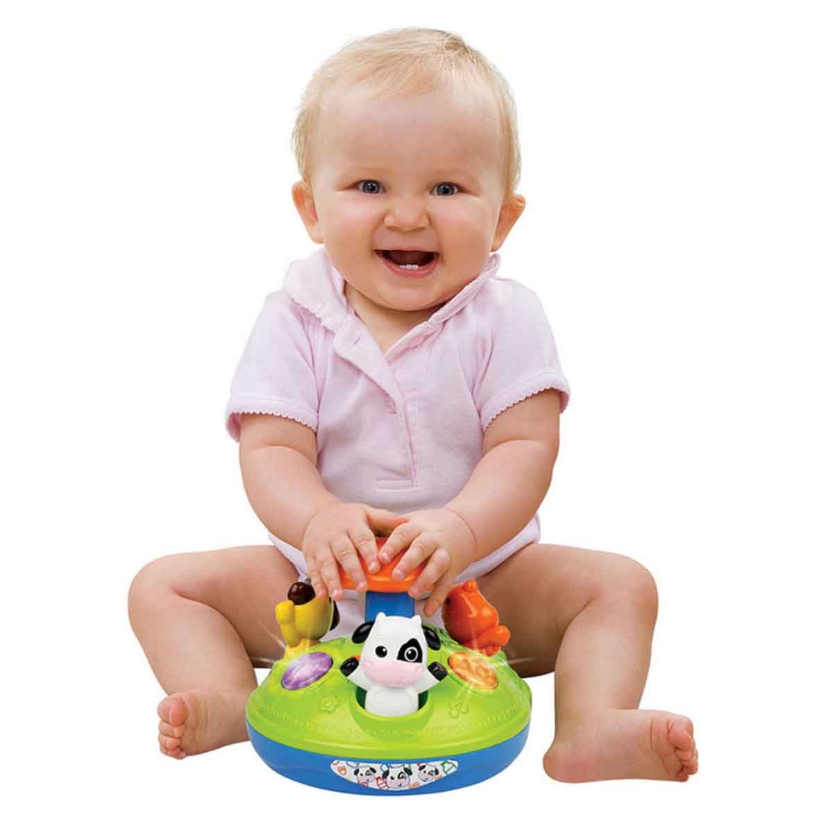 Winfun Animal Friends Spinner Interactive Toy Toddler, 0-2 Years