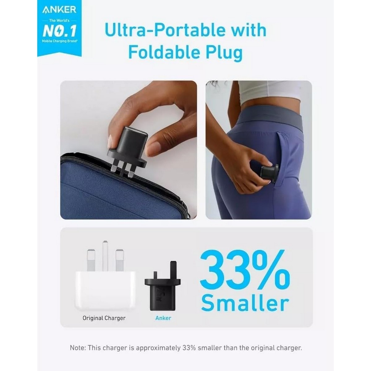 أنكر شاحن حائط USB-C بقدرة 25 واط