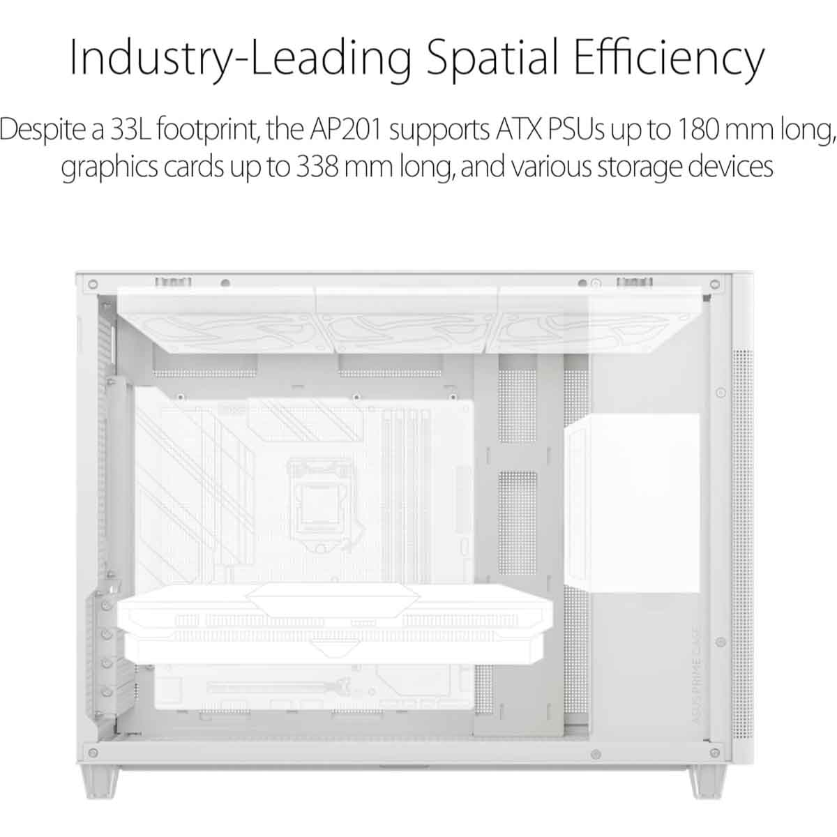 ASUS Prime AP201 MicroATX PC Case