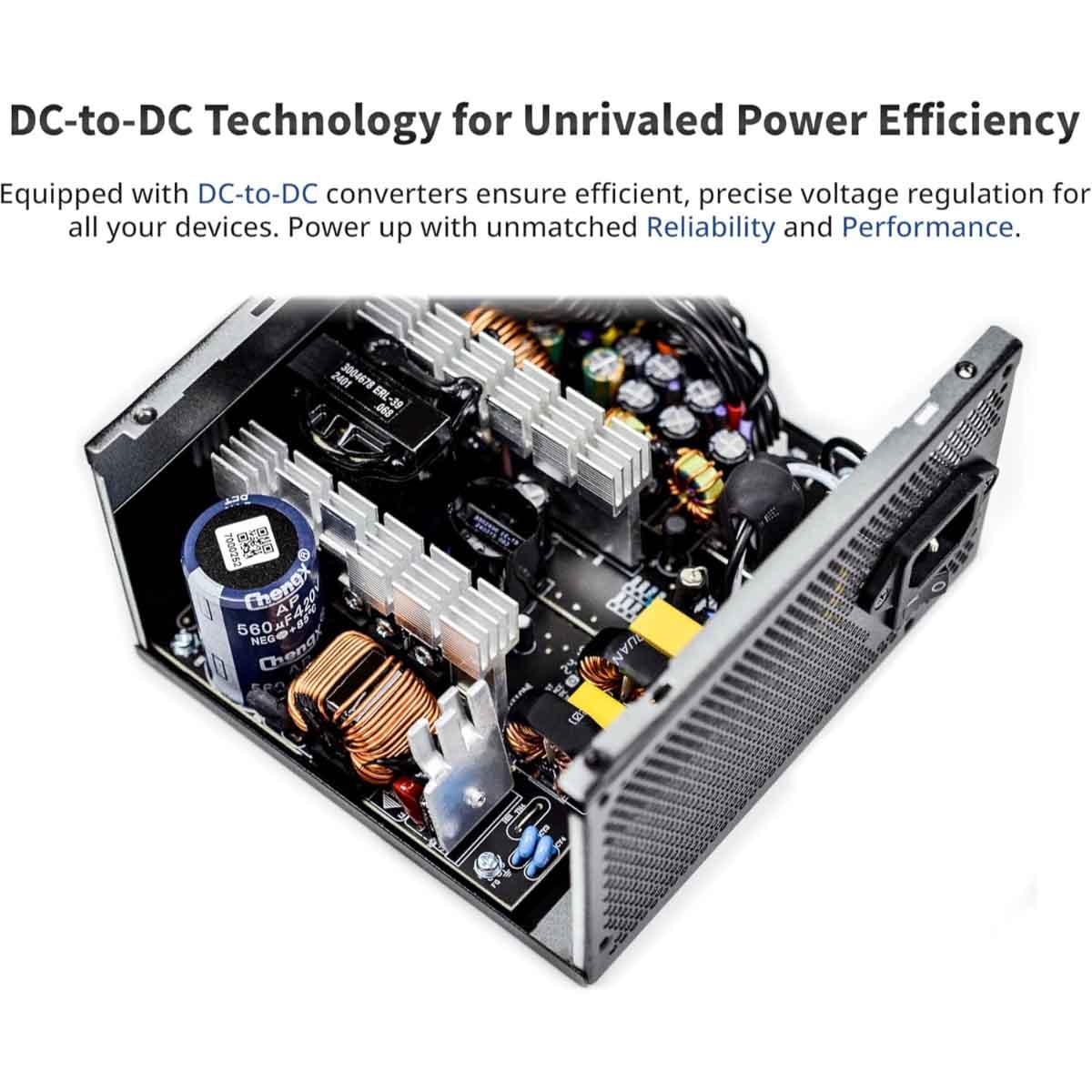 مونتيك مزود طاقة APX550W بمعيار ATX