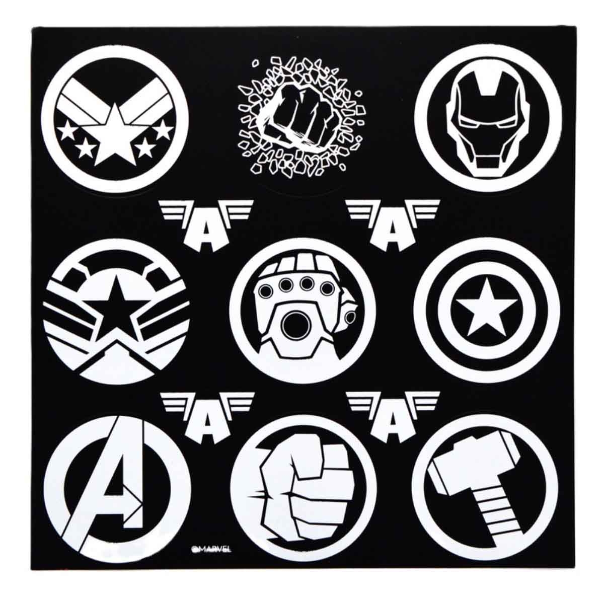 Marvel Avengers Scratch Scribble Sticker Set Unisex, 3-4 Years
